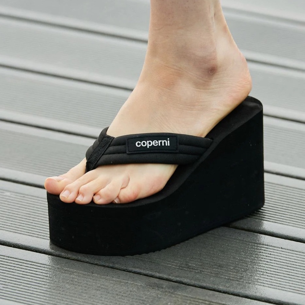 Coperni Elegant Black Sandals